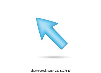 3d illustration arrow icon vector illustration