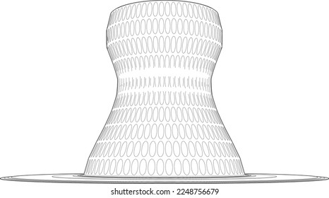 3D illustration of Building in concept