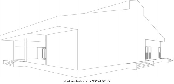 Ilustración 3D del proyecto de construcción
