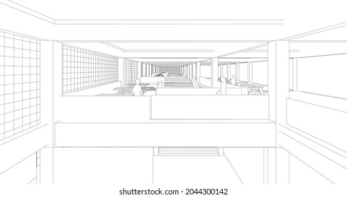 Ilustración 3D del proyecto de construcción