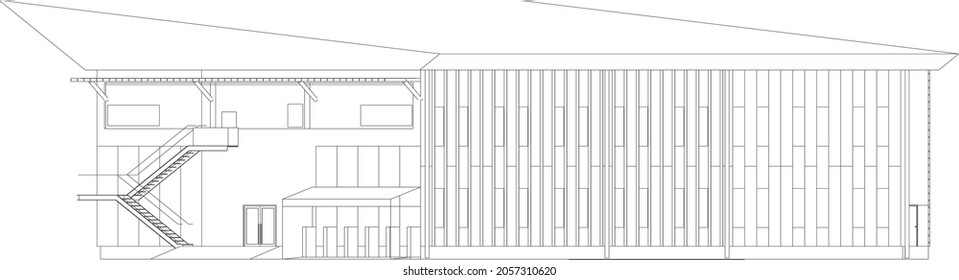 Ilustración 3D del proyecto de construcción