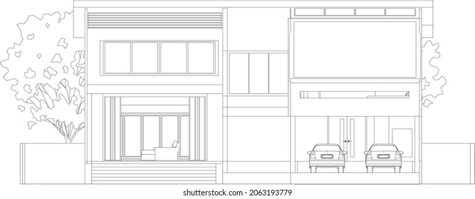 Ilustración 3D del proyecto de construcción