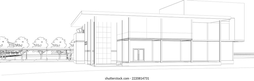 Ilustración 3D del proyecto de construcción