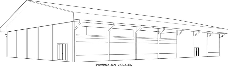 Ilustración 3D del proyecto de construcción