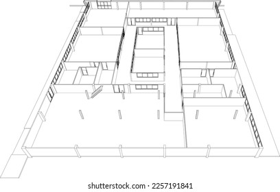 Ilustración 3D del proyecto de construcción
