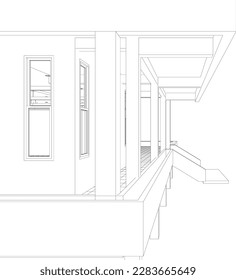 Ilustración 3D del proyecto de construcción