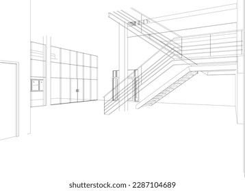 Ilustración 3D del proyecto de construcción