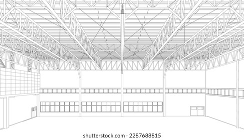 Ilustración 3D del proyecto de construcción