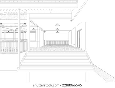 Ilustración 3D del proyecto de construcción