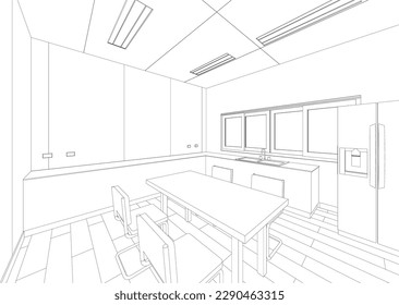Ilustración 3D del proyecto de construcción