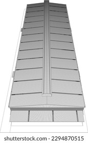 Ilustración 3D del proyecto de construcción