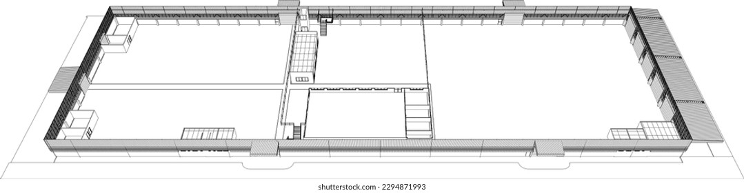 Ilustración 3D del proyecto de construcción