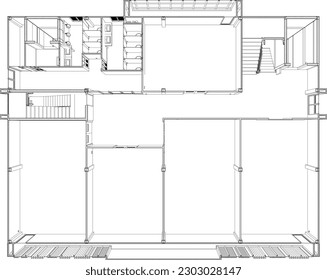 Ilustración 3D del proyecto de construcción