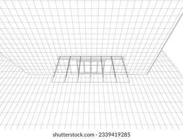 Ilustración 3D del proyecto de construcción