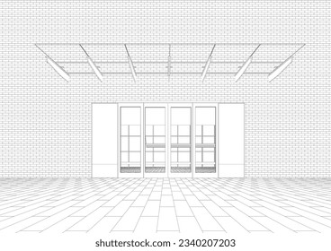 Ilustración 3D del proyecto de construcción