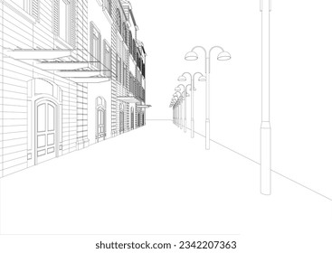 Ilustración 3D del proyecto de construcción