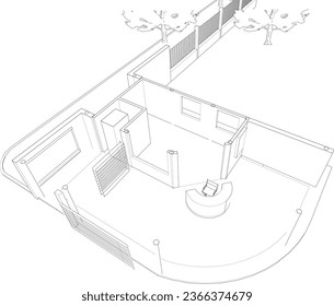 Ilustración 3D del proyecto de construcción