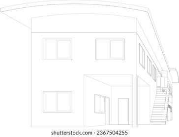 Ilustración 3D del proyecto de construcción