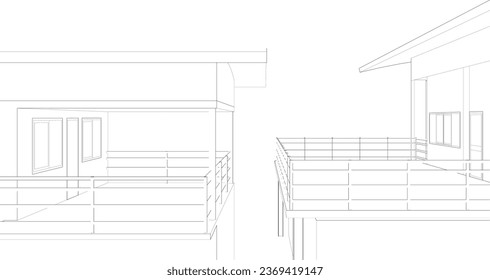 Ilustración 3D del proyecto de construcción
