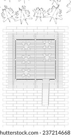 3D illustration of building project