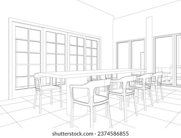 Ilustración 3D del proyecto de construcción