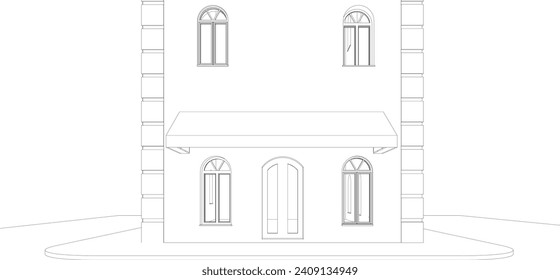 Ilustración 3D del proyecto de construcción