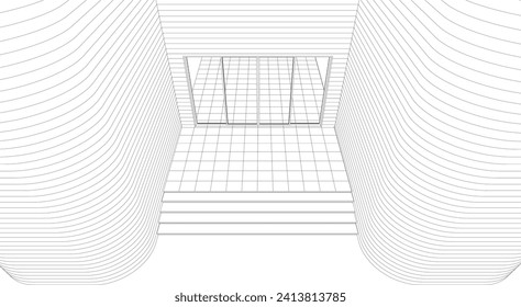 Ilustración 3D del proyecto de construcción