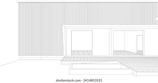 Ilustración 3D del proyecto de construcción