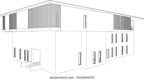 Ilustración 3D del proyecto de construcción