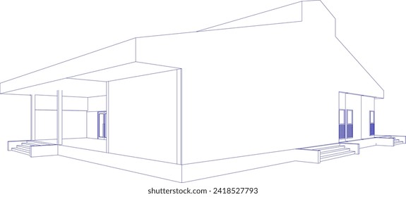 Ilustración 3D del proyecto de construcción