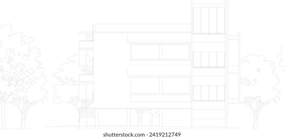 Ilustración 3D del proyecto de construcción