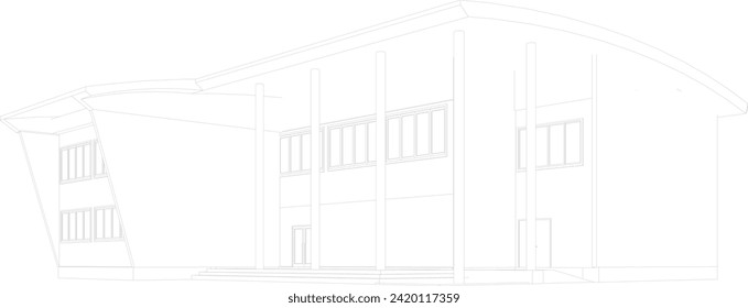 Ilustración 3D del proyecto de construcción