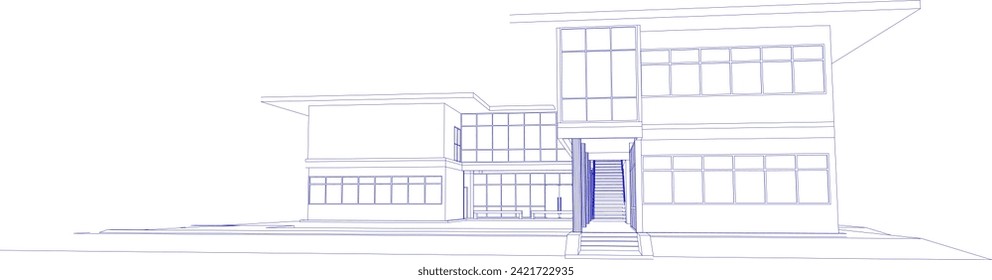 Ilustración 3D del proyecto de construcción
