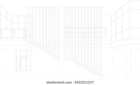 Ilustración 3D del proyecto de construcción