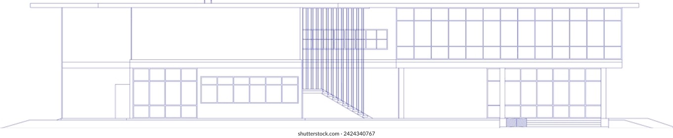 3D-Darstellung des Bauprojekts