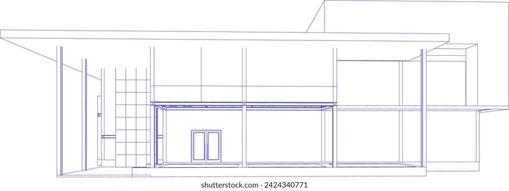 Ilustración 3D del proyecto de construcción