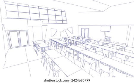 3D-Darstellung des Bauprojekts