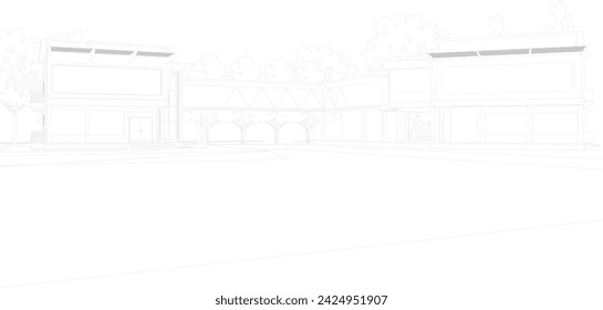 Ilustración 3D del proyecto de construcción
