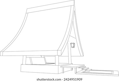 Ilustración 3D del proyecto de construcción