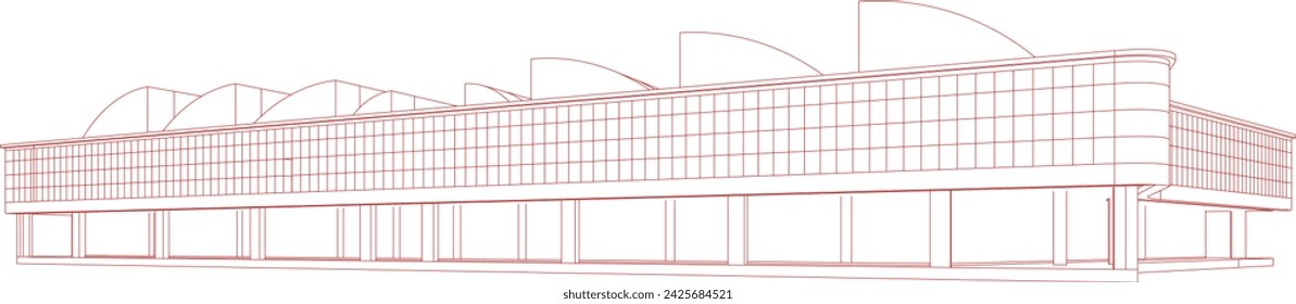 Ilustración 3D del proyecto de construcción
