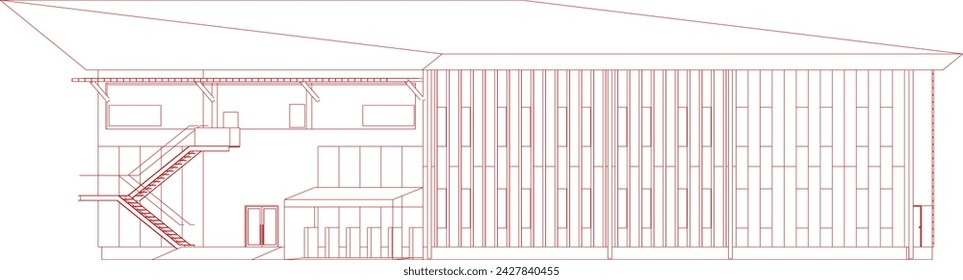 3D-Darstellung des Bauprojekts