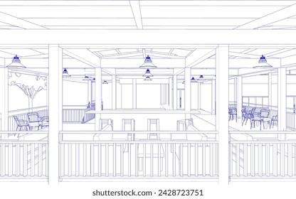 3D-Darstellung des Bauprojekts