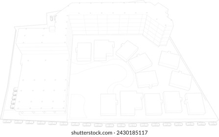 3D-Darstellung des Bauprojekts