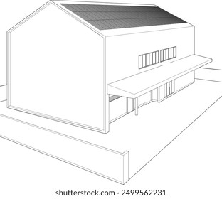Ilustración 3D del proyecto de construcción