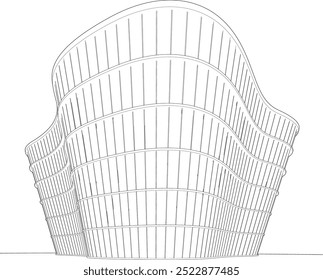 Ilustración 3D del proyecto de construcción