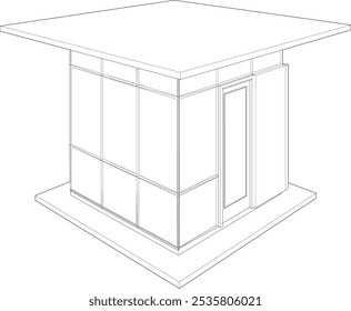 Ilustración 3D del proyecto de construcción