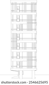 3D-Illustration des Bauprojekts