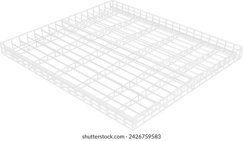 Ilustración 3D de la estructura del edificio