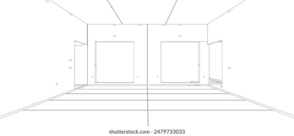 Ilustración 3D de la estructura del edificio