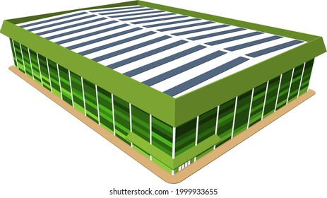 Ilustración 3D del alambre de construcción en fondo blanco